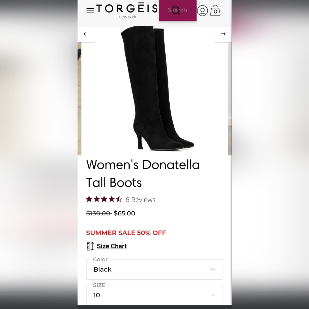 Elegant Black Heeled Boots